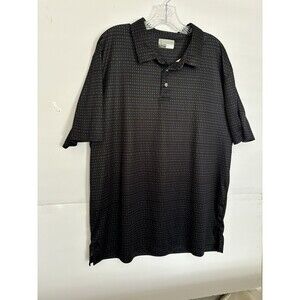 Mens PGATOUR Pro Series Athlete Fit Golf Polo size 2 XXL Black